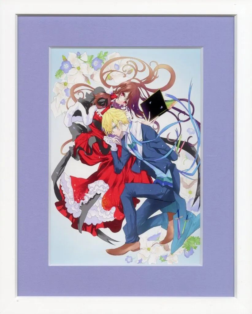 中古】原画イラストボード 付属品付)漫福くじ 転生悪女の黒歴史ガチャ