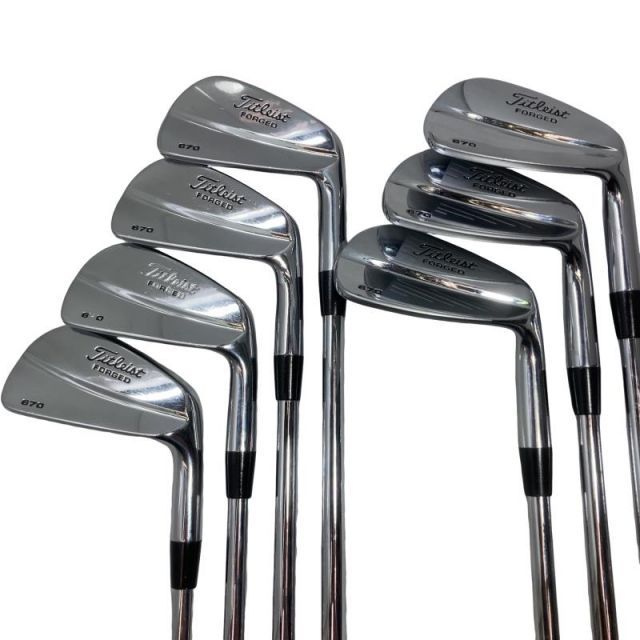 【中古】 タイトリスト Titleist FORGED 670 8S アイアンセット IR リシャフト (フレックスその他) メンズ 男性用 右利き 右用 Cランク ゴルフクラブ
