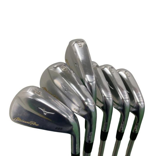 【中古】 ミズノ Mizuno Pro 225 6S アイアンセット IR 純正特注シャフト (フレックスR) メンズ 男性用 右利き 右用 Cランク ゴルフクラブ