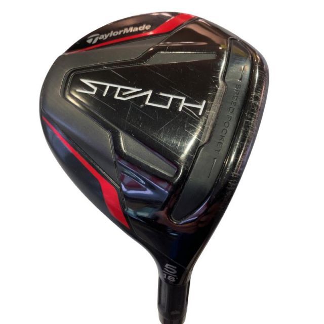 【中古】 テーラーメイド STEALTH 5W フェアウェイウッド FW TENSEI RED TM50(STEALTH FW) (フレックスS) メンズ 男性用 右利き 右用 Cランク ゴルフクラブ