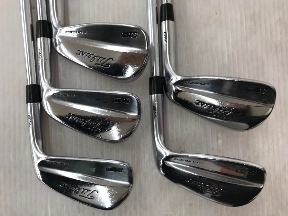 タイトリスト MB 718 AMT TOUR WHITE S200フレックス アイアンセット