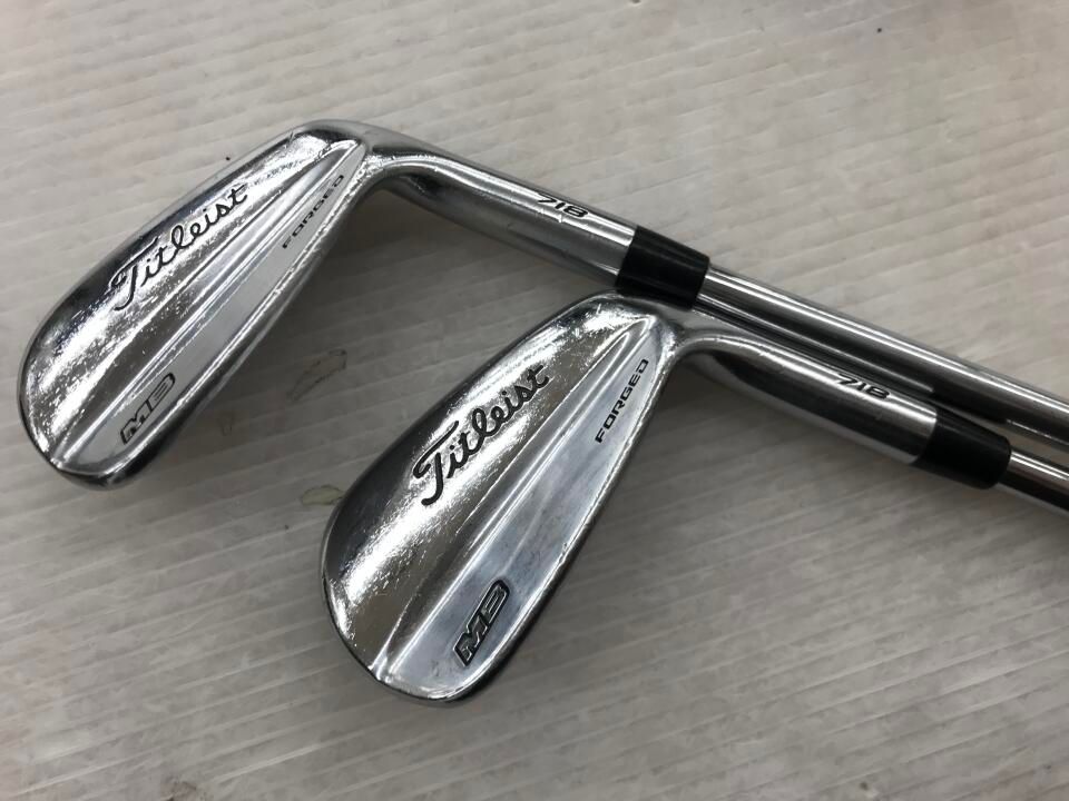 タイトリスト MB 718 AMT TOUR WHITE S200フレックス アイアンセット