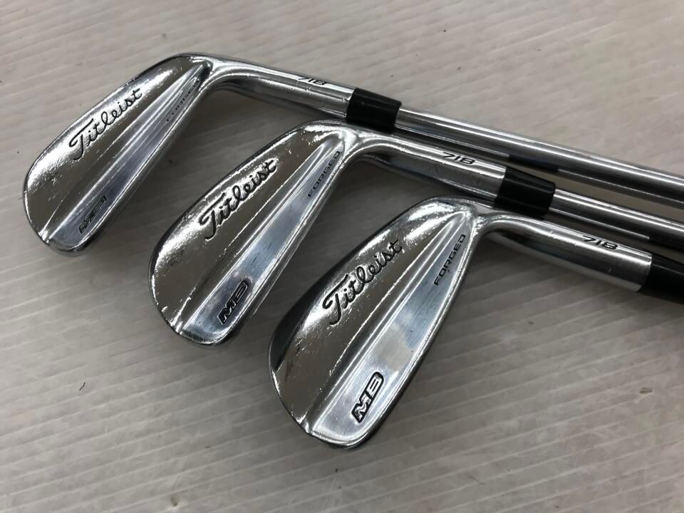 タイトリスト MB 718 AMT TOUR WHITE S200フレックス アイアンセット