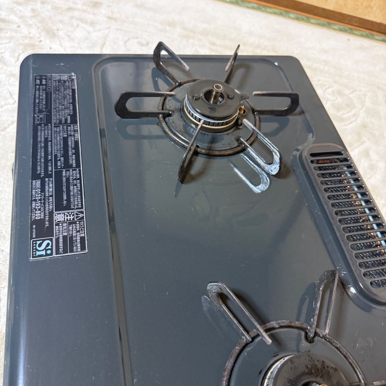 Paloma パロマ ガステーブル IC-S37BM-L 都市ガス用 12A・13A 左強火力 