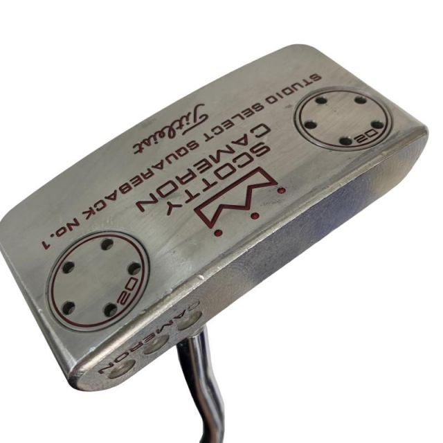 【中古】 タイトリスト SCOTTY CAMERON STUDIO SELECT SQUAREBACK 33インチ(20g) パター PT スチール (フレックスその他) メンズ 男性用 右利き 右用 Cランク ゴルフクラブ