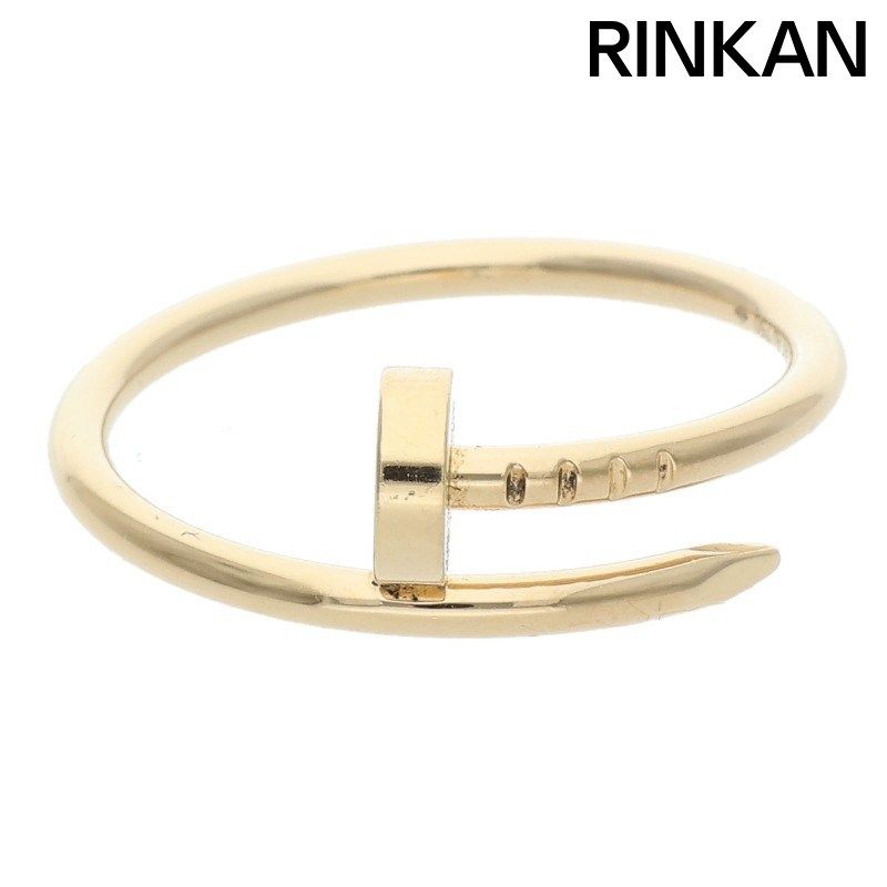 カルティエ JUSTE UN CLOU RING SM/ジュストアンクル SM K18YGリング メンズ 58/18号