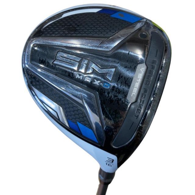 【中古】 テーラーメイド SIM MAX-D 3W USA フェアウェイウッド FW 純正特注シャフト (フレックスX) メンズ 男性用 右利き 右用 Cランク ゴルフクラブ
