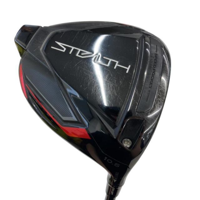 【中古】 テーラーメイド STEALTH 10.5° ドライバー DR TENSEI RED TM50(STEALTH DR) (フレックスS) メンズ 男性用 右利き 右用 Cランク ゴルフクラブ