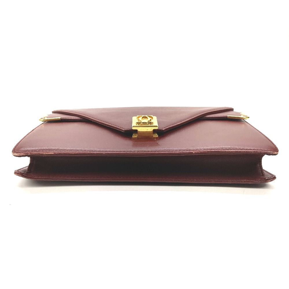 CARTIER カルティエ ショルダーバッグ マストライン ロゴ レザー