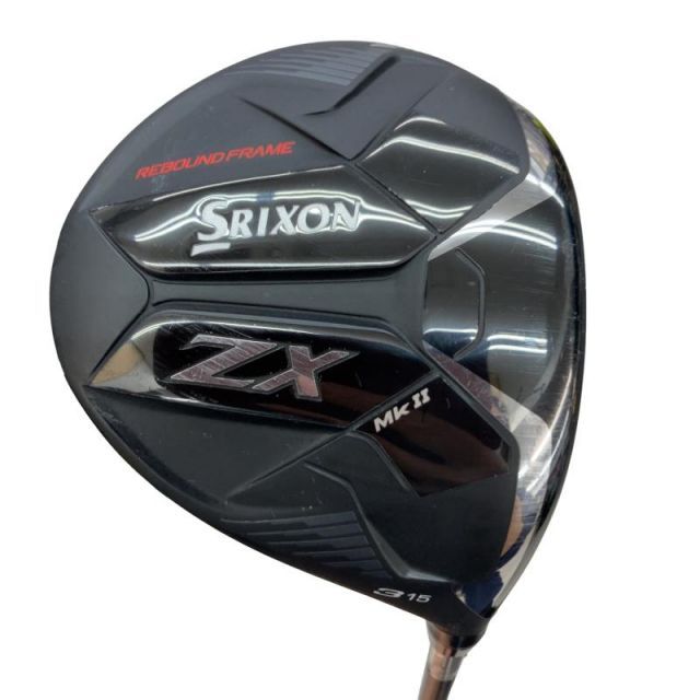 【中古】 ダンロップ SRIXON ZX Mk II 3W フェアウェイウッド FW 純正特注シャフト (フレックスX) メンズ 男性用 右利き 右用 Cランク ゴルフクラブ