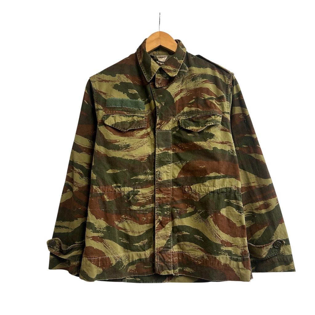 vintage 50s フランス軍 French army M47 フィールドジャケット リメイク リザードカモ 比翼仕様 外人部隊 HBT ヘリンボーン NO.T697