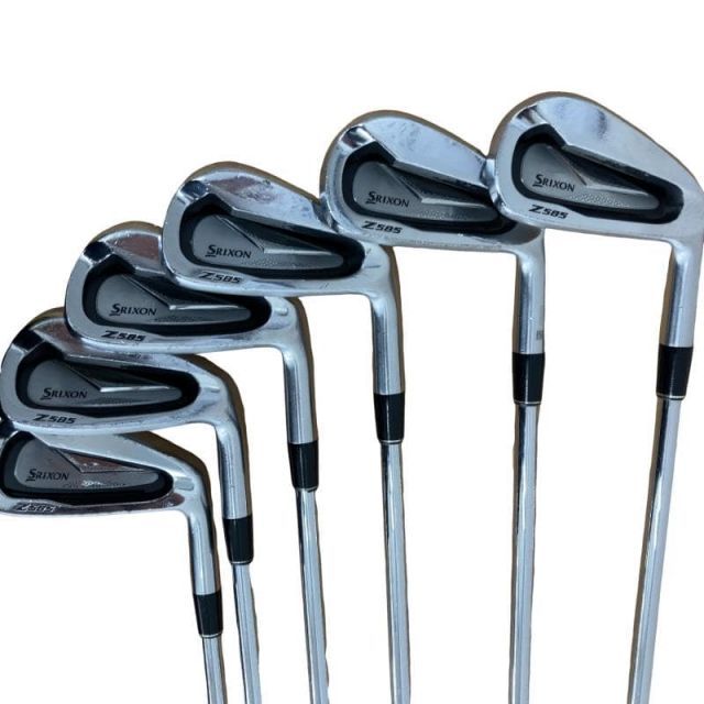 【中古】 ダンロップ SRIXON Z585 6S アイアンセット IR NS PRO 950GH D.S.T (フレックスS) メンズ 男性用 右利き 右用 Cランク ゴルフクラブ
