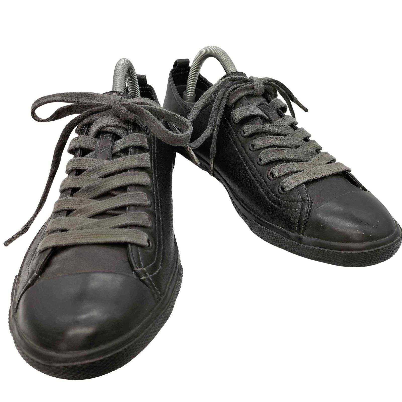 プラダ PRADA レザー ローカットスニーカー レディース EUR：36
