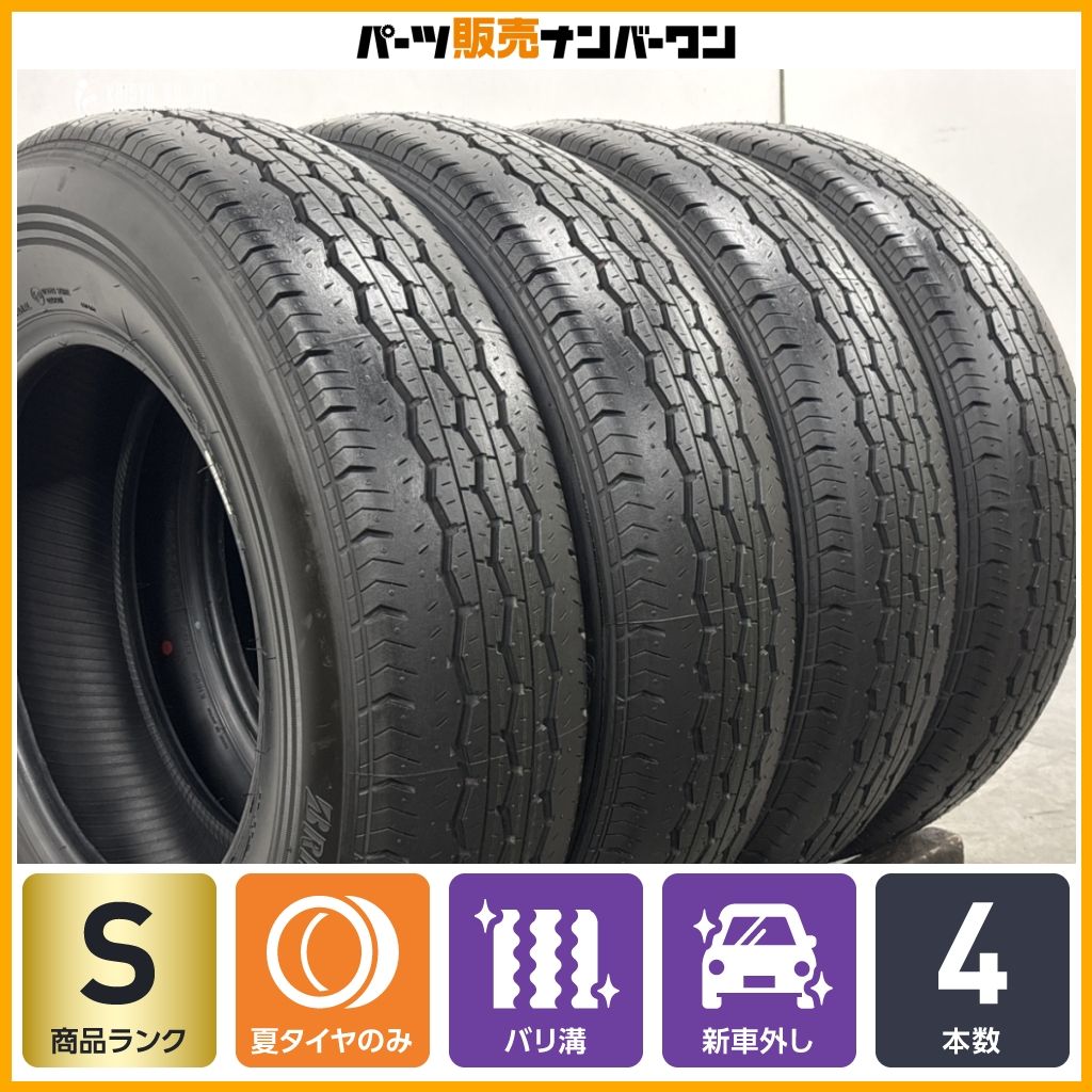 バリ溝 新車外し】ブリヂストン エコピア RD613 195/80R15 LT 4本