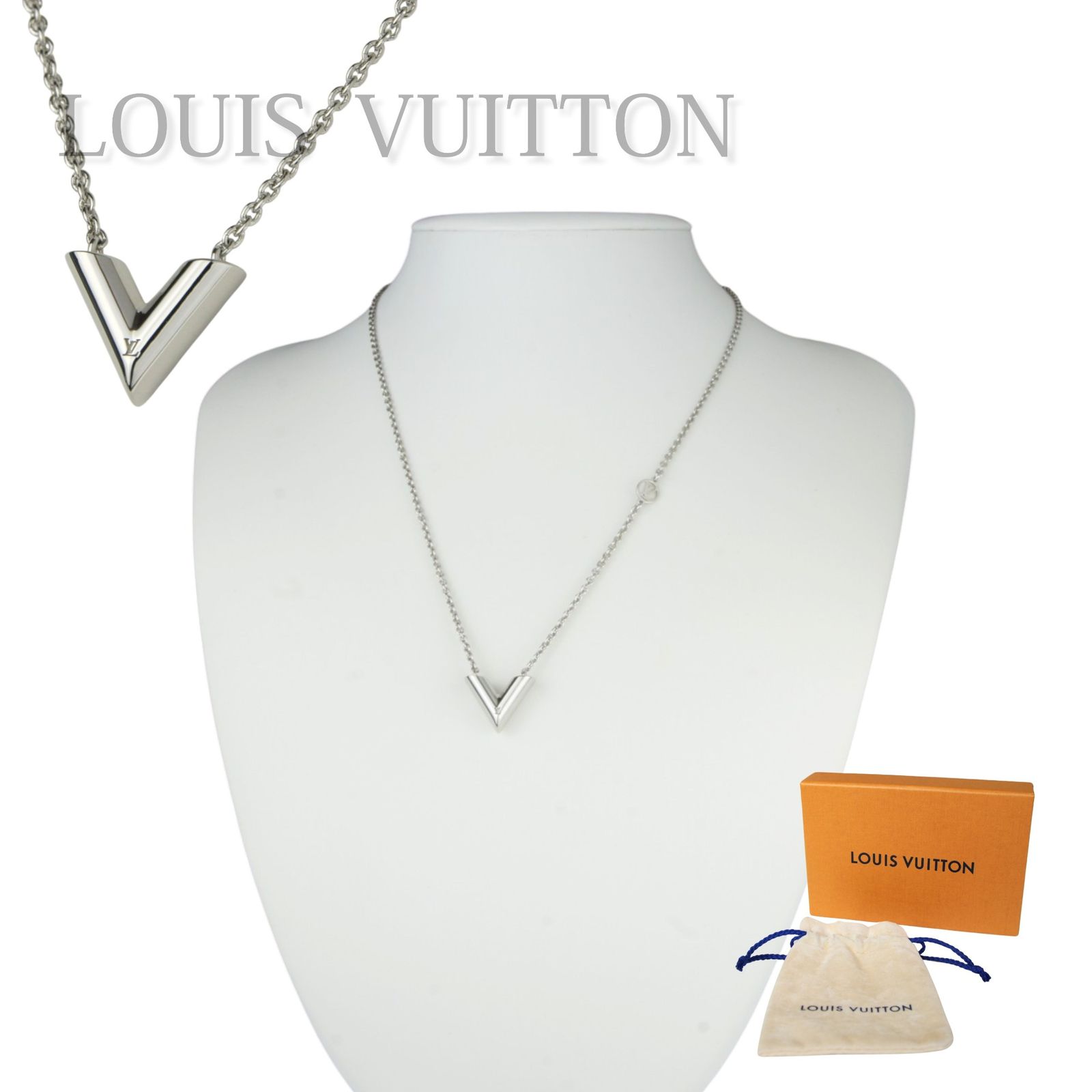 中古】LOUIS VUITTON ルイヴィトン エセンシャルV ネックレス