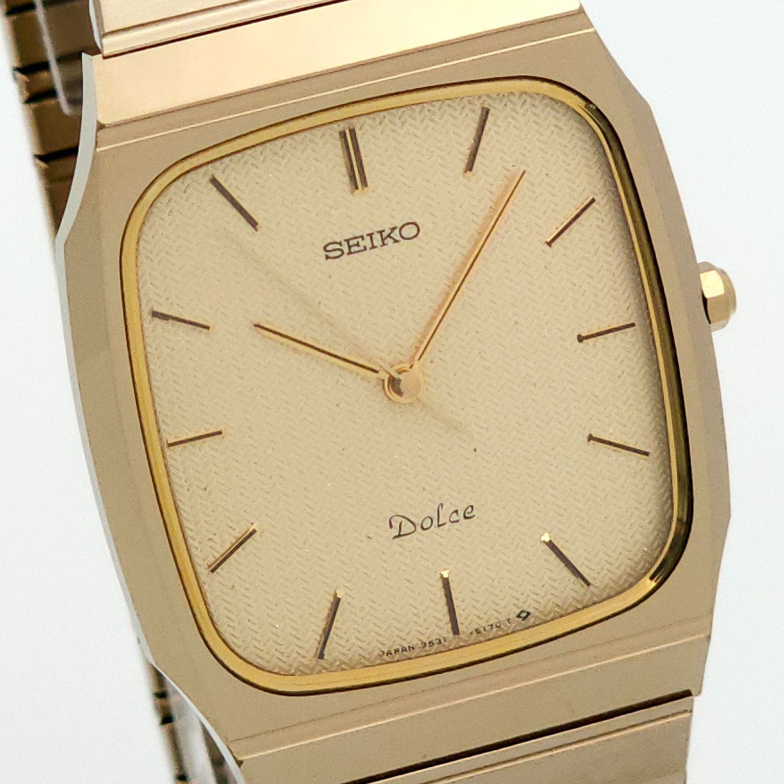 ☆良品 SEIKO セイコー ドルチェ 9531-5140 QZ 動作品 タングステン