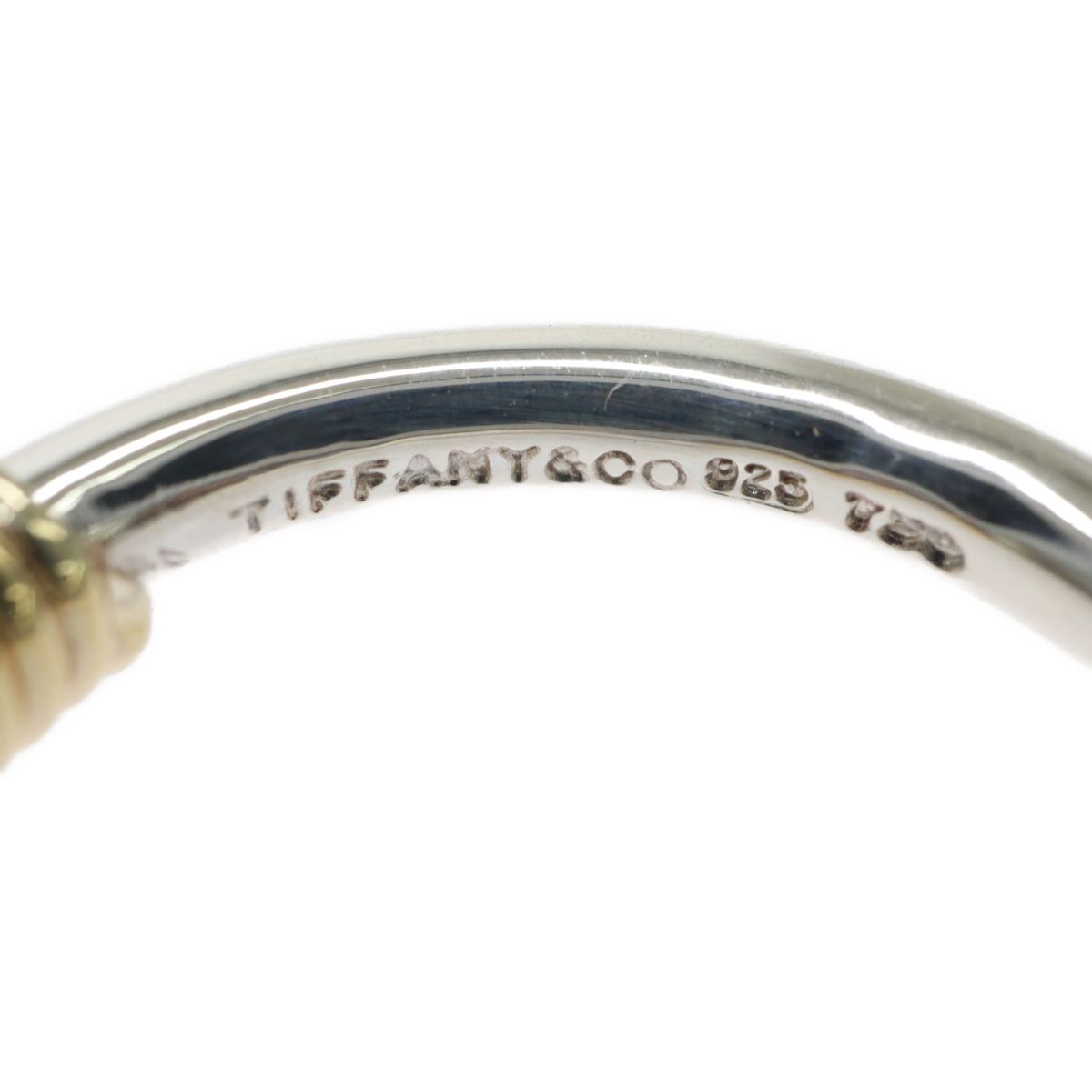 TIFFANY & CO. Tiffany ティファニー 925 シルバー 750 K18 コンビ 