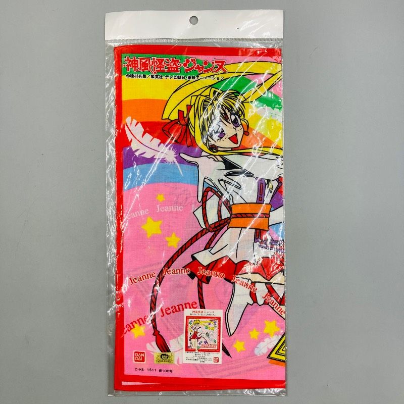 未開封品】神風怪盗ジャンヌ ハンカチ ヴィンテージ ハンドタオル 