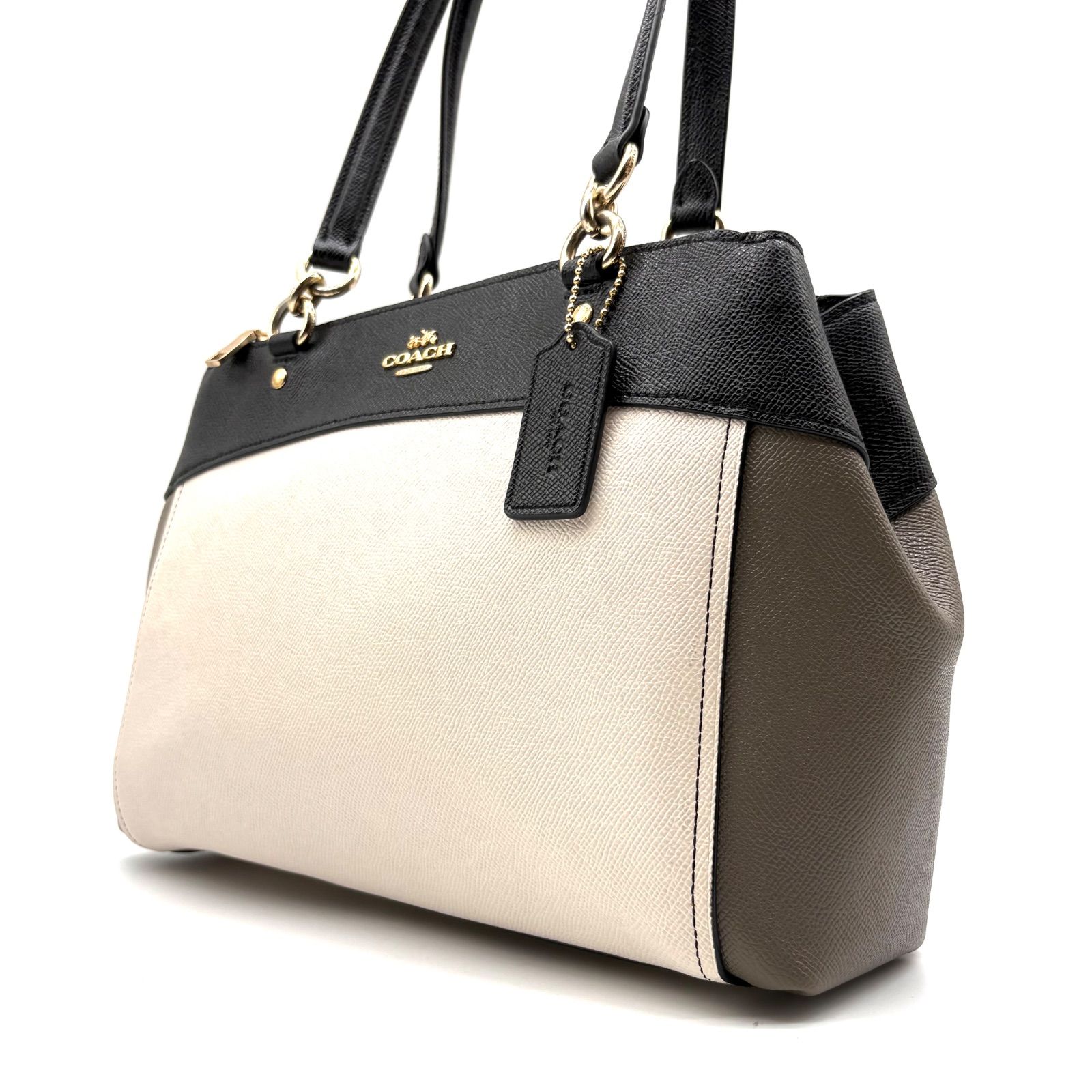 【美品✨】COACH y2k Multi-Color Leather 2WAY Satchel Shoulder Bag F26205 コーチ マルチカラー レザー サッチェル ショルダーバッグ