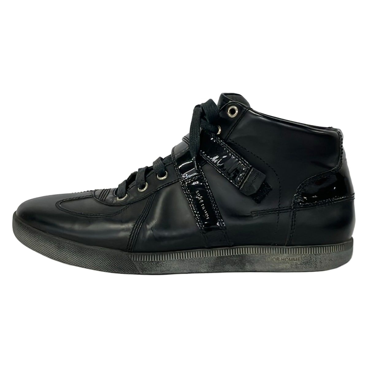 Dior HOMME(ディオールオム) スニーカー 40 メンズ - 黒 ハイカット