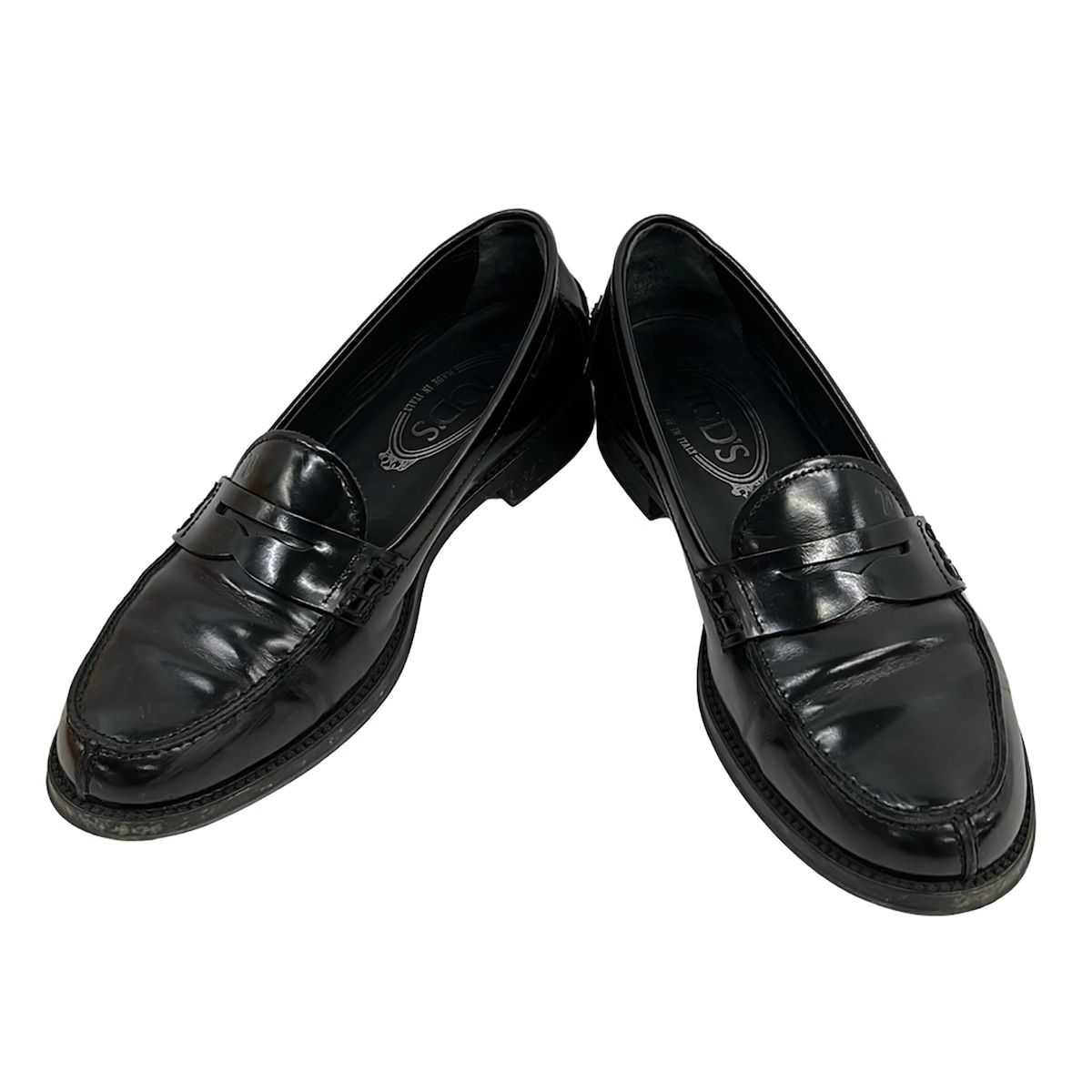 TOD'S(トッズ) ローファー 36 1/2 レディース - 黒 レザー - メルカリ