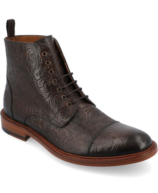 タフト メンズ シューズ ブーツ・レインブーツ レース Taft Mens The Rome Lace Up Boot Marron Viejo