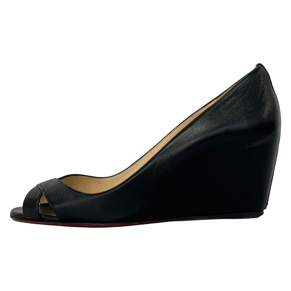 Christian Louboutin ブラック ハイヒール　パンプス　38 CHRISTIAN LOUBOUTIN(クリスチャンルブタン) パンプス 38 レディース