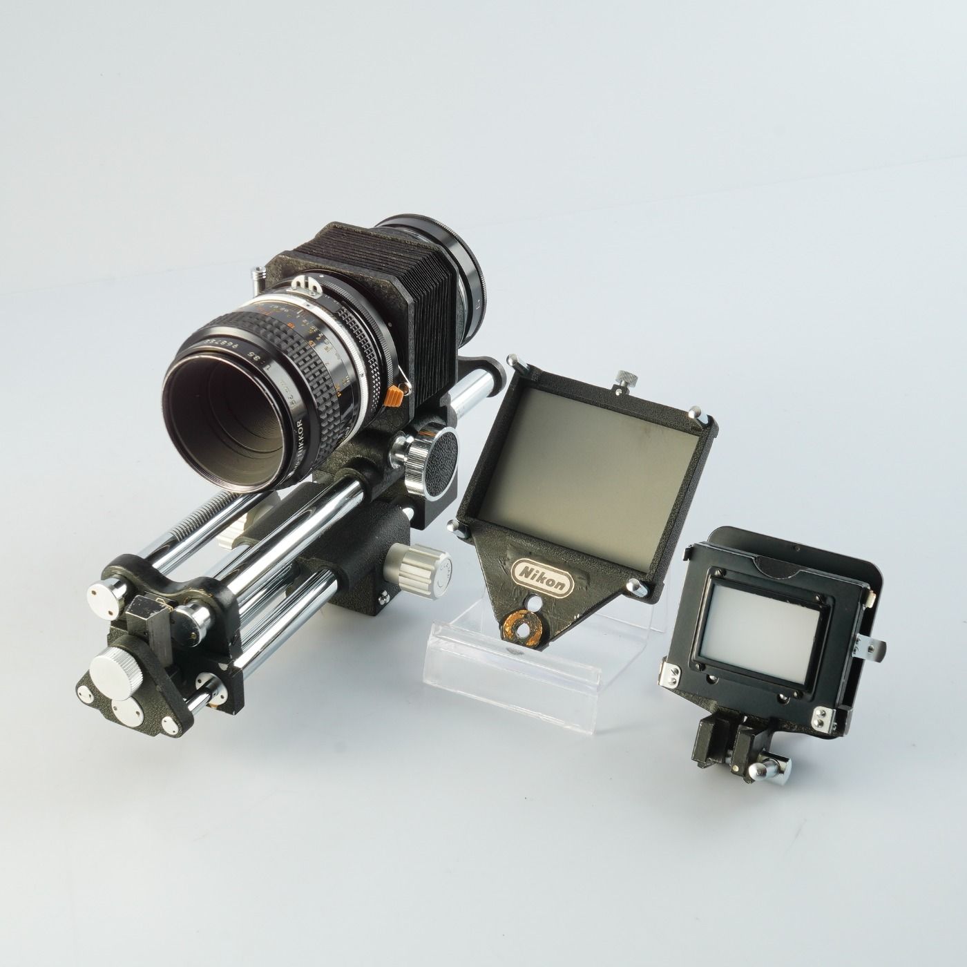 Nikon ニコン F Bellows Focusing Attachment Model II + Micro-NIKKOR 55mm F/3.5