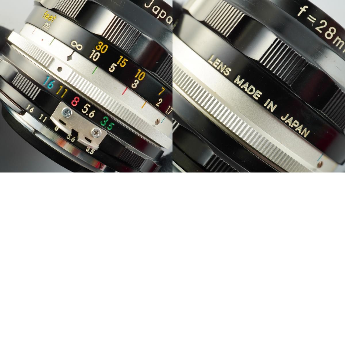Nikon ニコン Ai改 Nikkor-H Auto 28mm F/3.5 単焦点レンズ - メルカリ