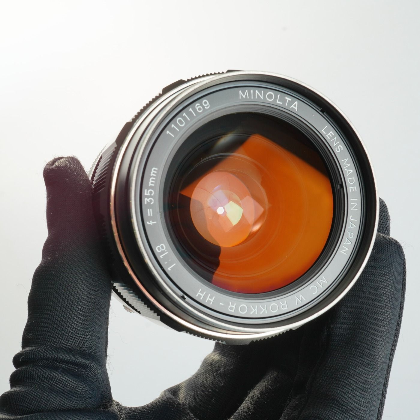 MINOLTA ミノルタ MC W.ROKKOR HH 35mm F/1.8 単焦点レンズ - メルカリ