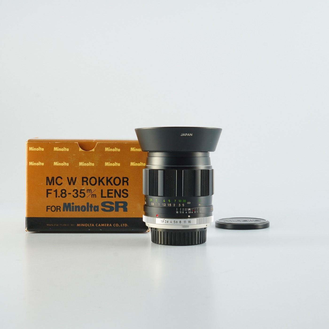 MINOLTA ミノルタ MC W.ROKKOR HH 35mm F/1.8 単焦点レンズ - メルカリ