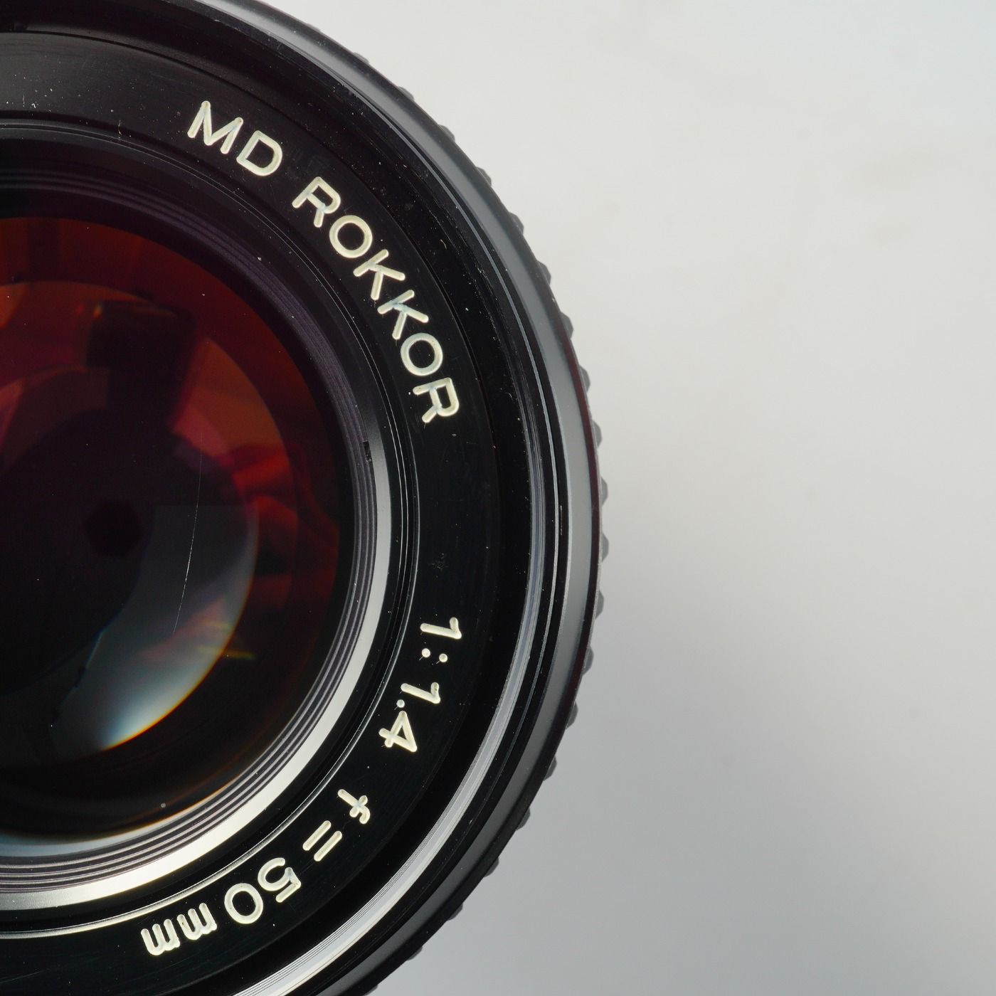 MINOLTA ミノルタ MD ROKKOR 50mm F/1.4 単焦点レンズ - メルカリ