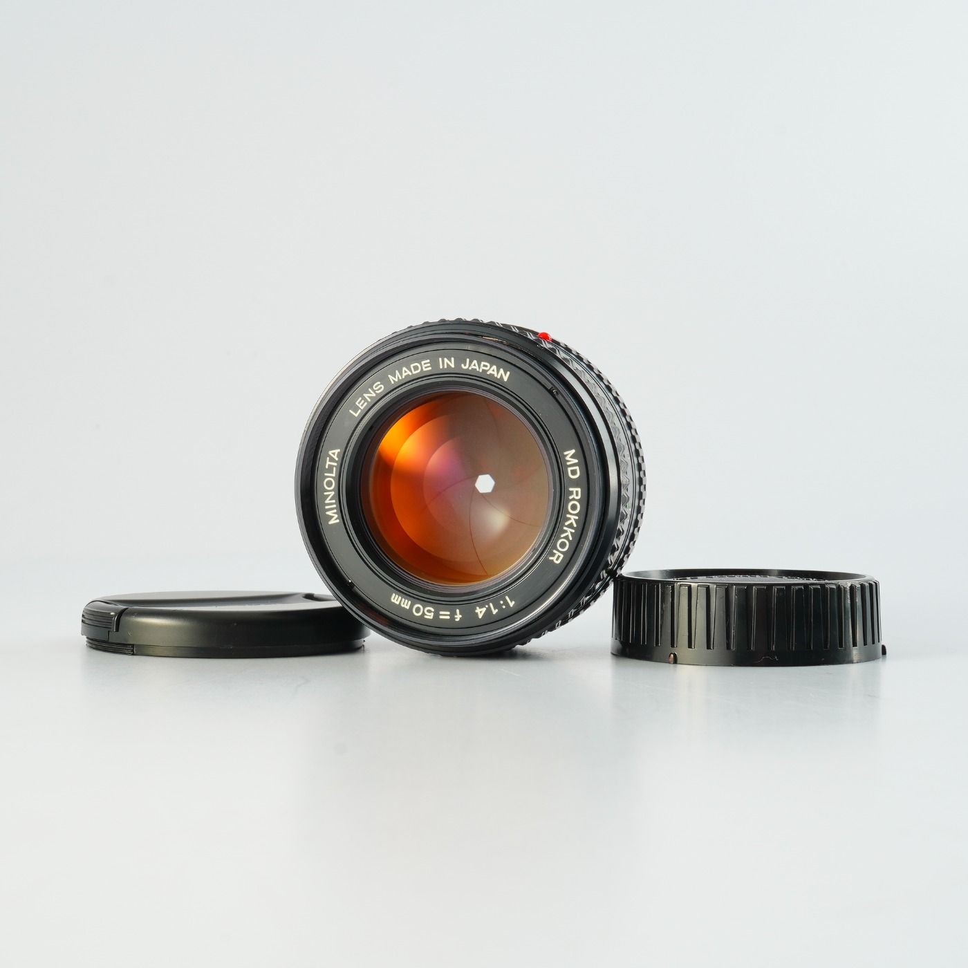MINOLTA ミノルタ MD ROKKOR 50mm F/1.4 単焦点レンズ - メルカリ