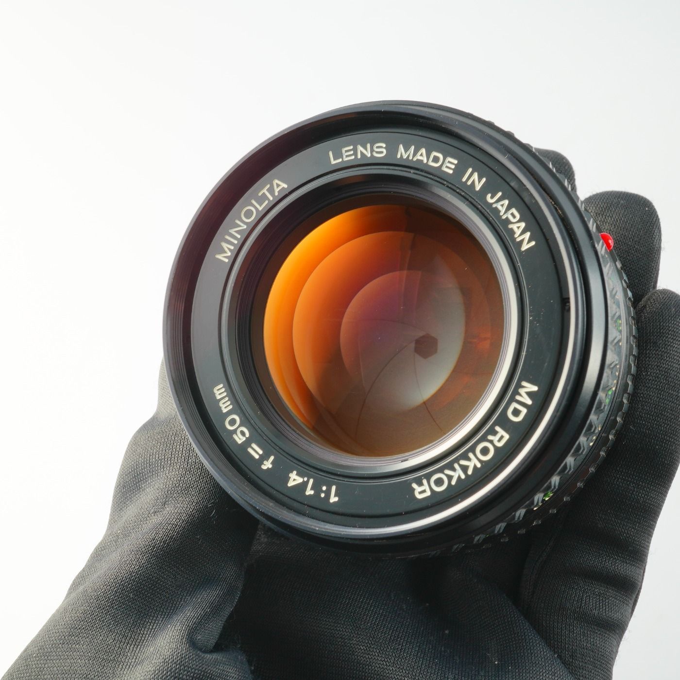 MINOLTA ミノルタ MD ROKKOR 50mm F/1.4 単焦点レンズ - メルカリ