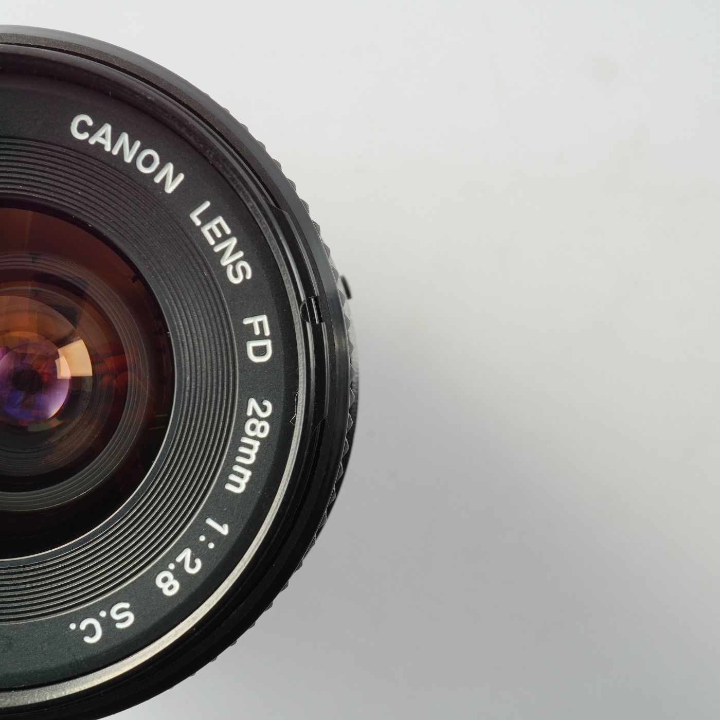 Canon キヤノン FD 28mm F/2.8 S.C. 単焦点レンズ - メルカリ