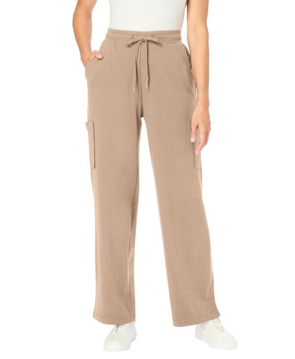 ウーマン ウィズイン レディース ボトムス カジュアルパンツ カーゴパンツ プラスサイズ ニット Woman Within Plus Size Knit Cargo Pant New khaki カー