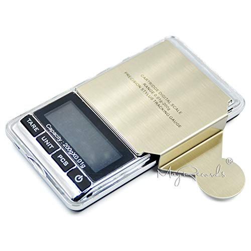 MayRecords 高精度デジタル電子針圧測定 針圧計 精度0.01g 最大200gまで レコード針測定 ターンテーブル カートリッジ LCDバックライト LPレコードプレーヤー用★ d1a1384a