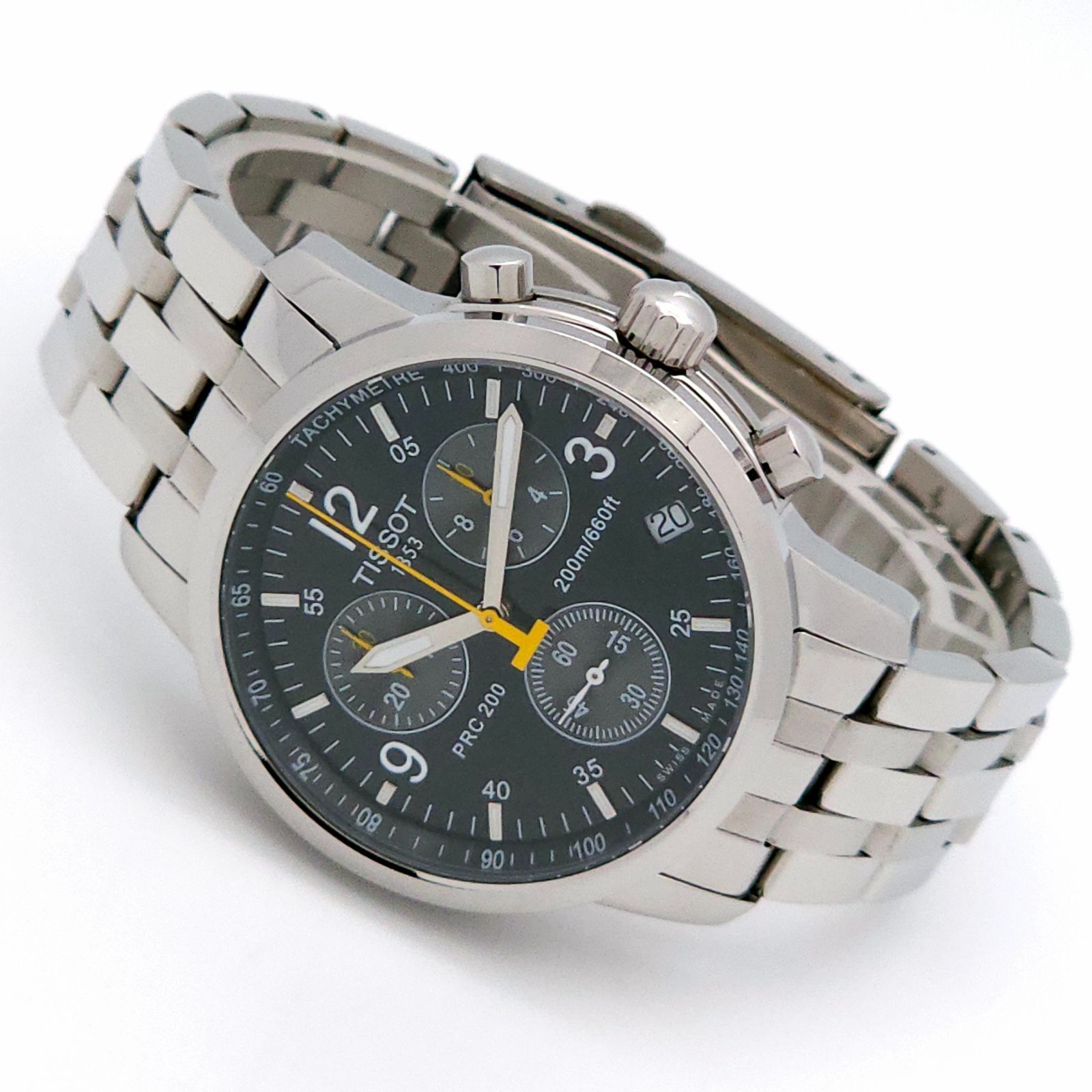 ☆良品 TISSOT ティソ PRC200 T461 クロノグラフ QZ 動作品 - メルカリ