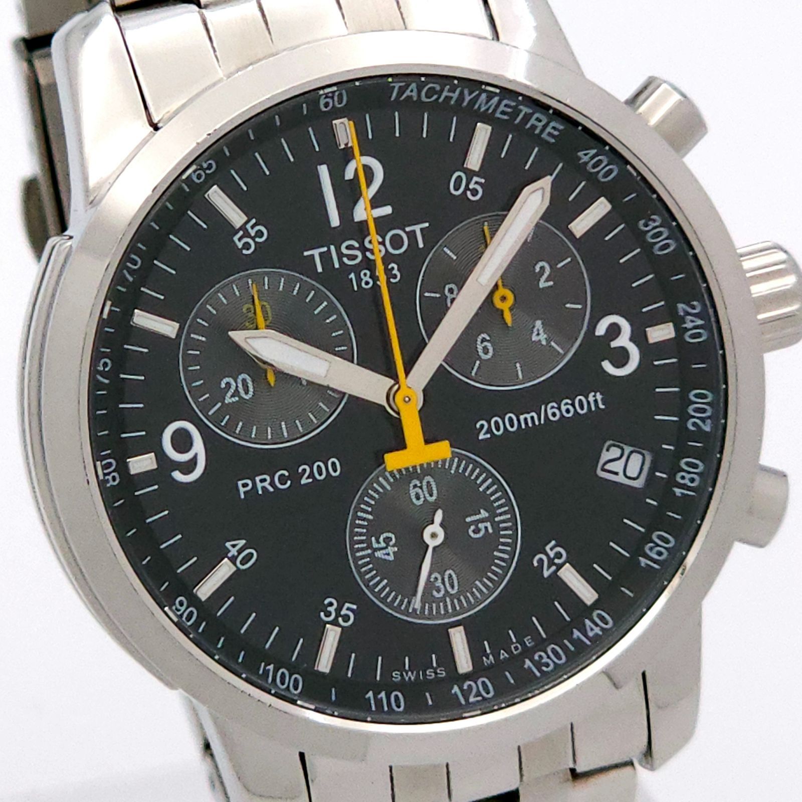 ☆良品 TISSOT ティソ PRC200 T461 クロノグラフ QZ 動作品 - メルカリ