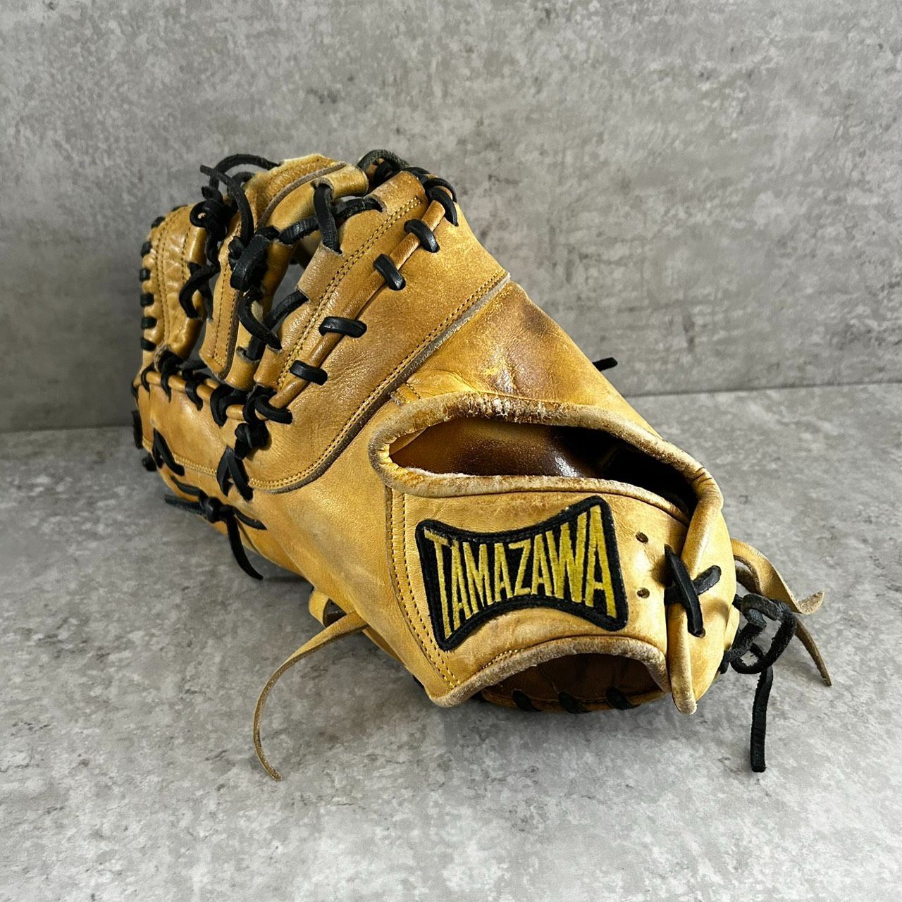 TAMAZAWA キャッチャーミット イエロー タマザワ 玉澤 TAMAZAWA キャッチャーミット 左投げ