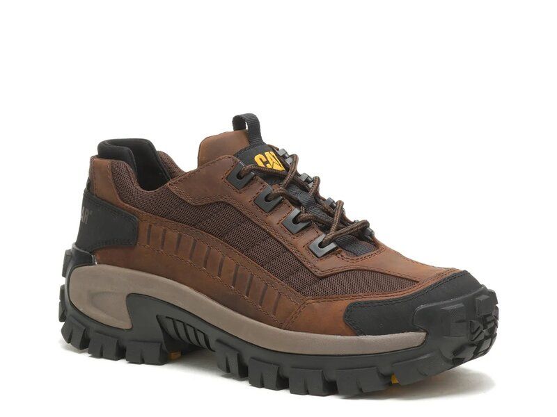 キャタピラー メンズ シューズ スニーカー Caterpillar Invader ST Work Shoe Mens Dark Brown ブラウン