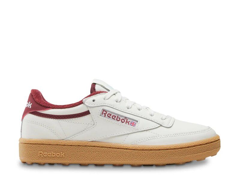 リーボック レディース シューズ スニーカー Reebok Club C Golf Sneaker Womens Off WhiteBurgundy オフホワイト