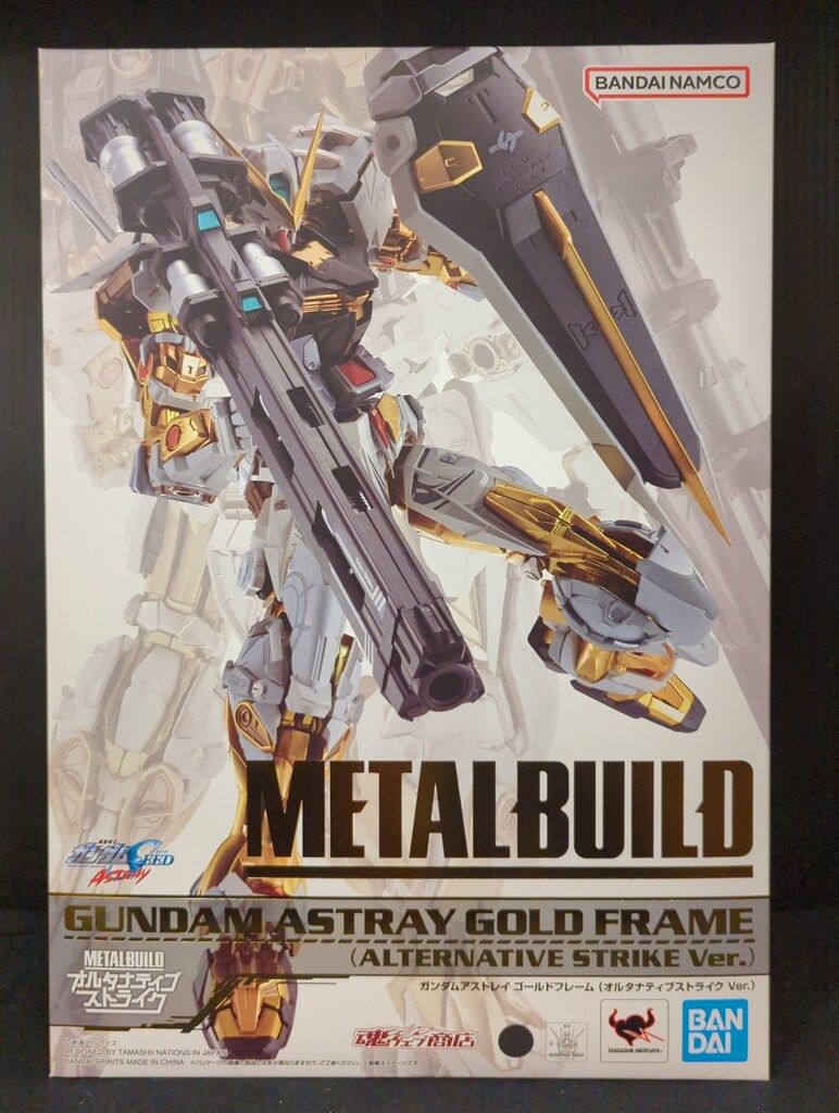 BANDAI SPIRITS METAL BUILD ガンダムアストレイ ゴールドフレーム(オルタナティブストライク Ver.)