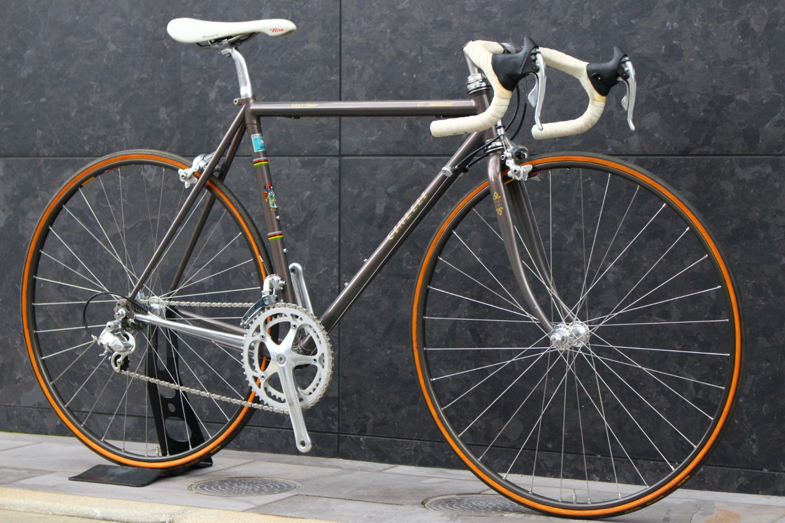 希少 CINELLI best of チネリ カンパ レコード カーボン チネリ CINELLI ジーニアス GENIUS 45ANNIVERSARIO 45周年 1993モデル