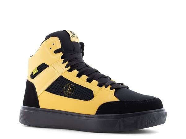 ボルコム メンズ シューズ スニーカー Volcom Evolve Composite Toe Work HighTop Sneaker Mens BlackYellow ブラック