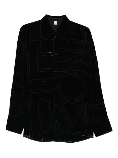 TOTEME MONOGRAM パジャマシャツ 送料無料