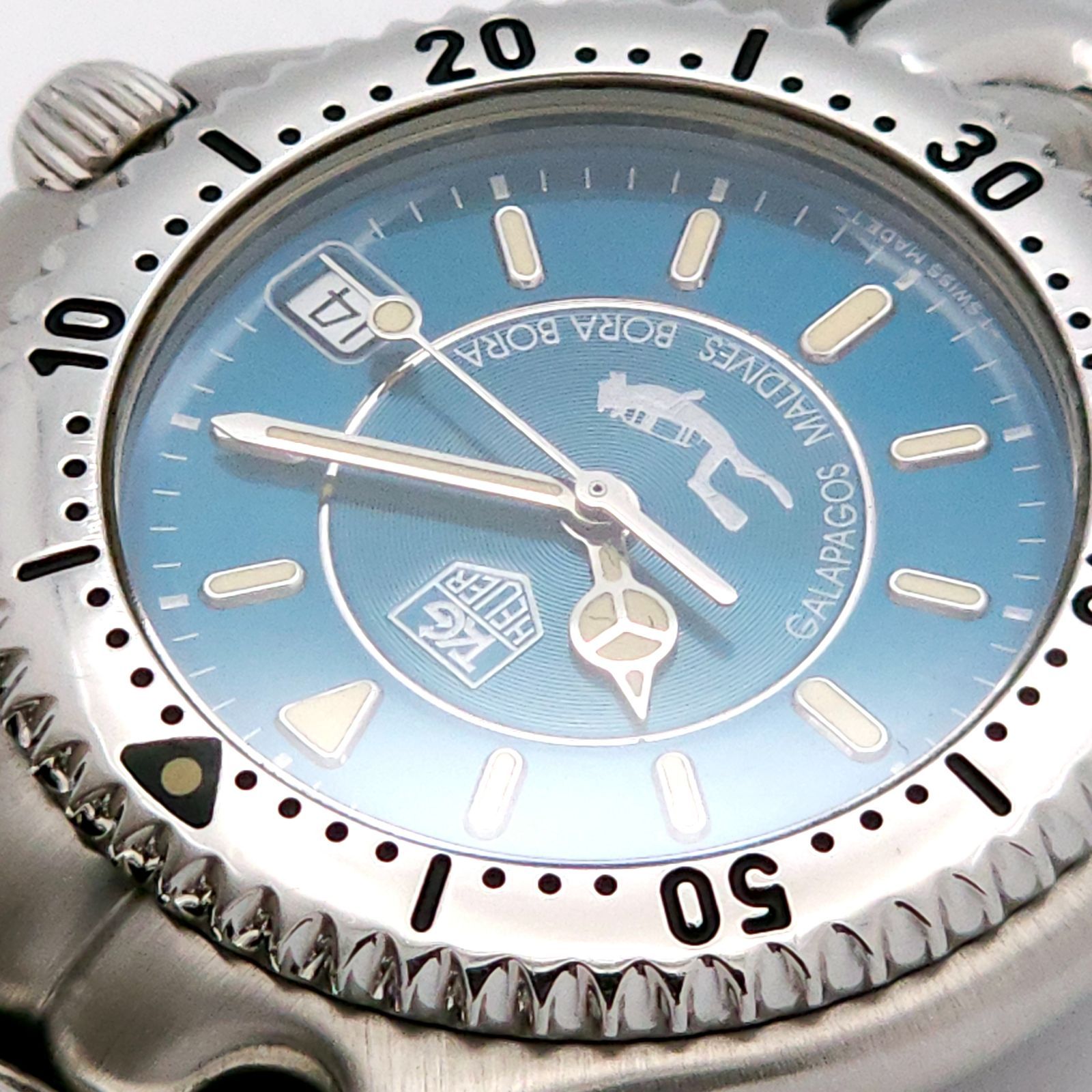 ☆良品 TAG HEUER タグホイヤー ガラパゴス モルディブ ボラボラ 2000
