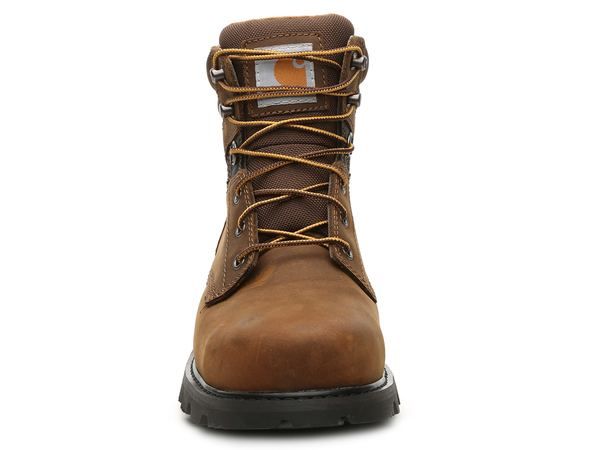 カーハート メンズ シューズ ブーツ・レインブーツ Tシャツ ブーツ Carhartt 6Inch Steel Toe Work Boot Dark Brown ブラウン