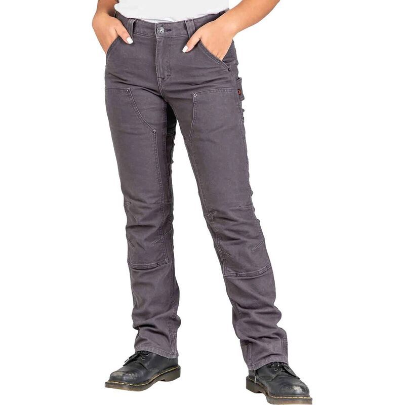 ダブテイル レディース ボトムス カジュアルパンツ Dovetail Workwear Britt Utility Pant Womens Dark Grey Canvas グレー