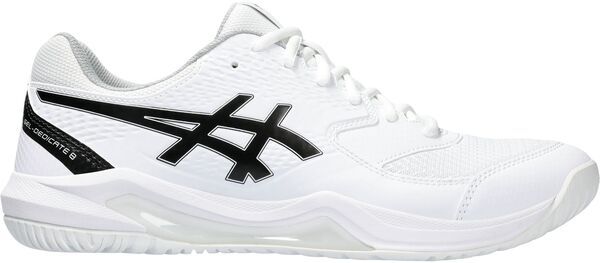 アシックス メンズ シューズ スニーカー ASICS Mens GelDedicate 8 Pickleball Shoes WhiteBlack ホワイト